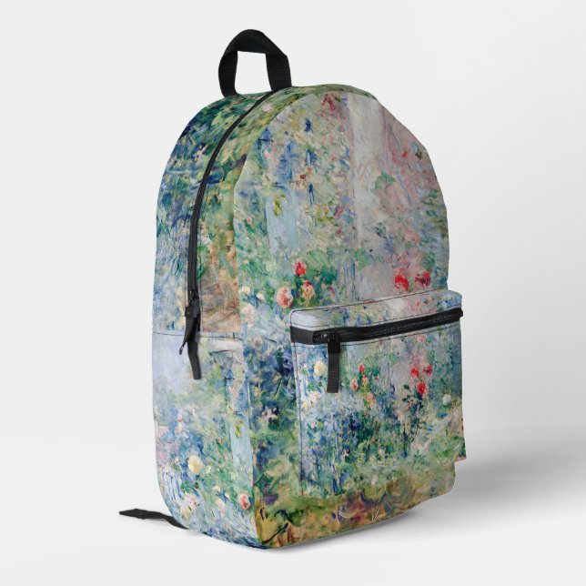 Berthe Morisot - The Garden at Bougival Printed Backpack (Back Corner Left)