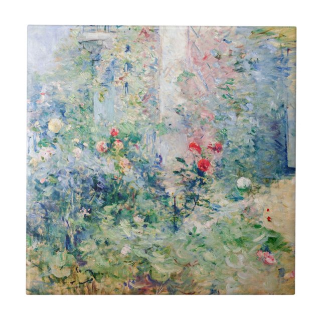 Berthe Morisot - The Garden at Bougival Tile (Front)