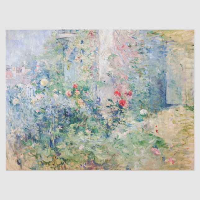 Berthe Morisot - The Garden at Bougival Tissue Paper (Front)