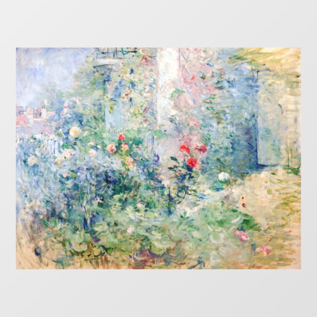 Berthe Morisot - The Garden at Bougival Window Cling (Sheet)