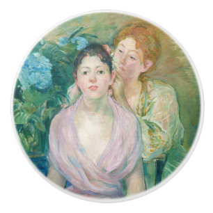 Berthe Morisot - The Horstensia / The Two Sisters Ceramic Knob