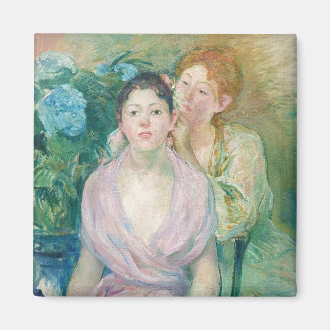 Berthe Morisot - The Horstensia / The Two Sisters Magnet (Front)