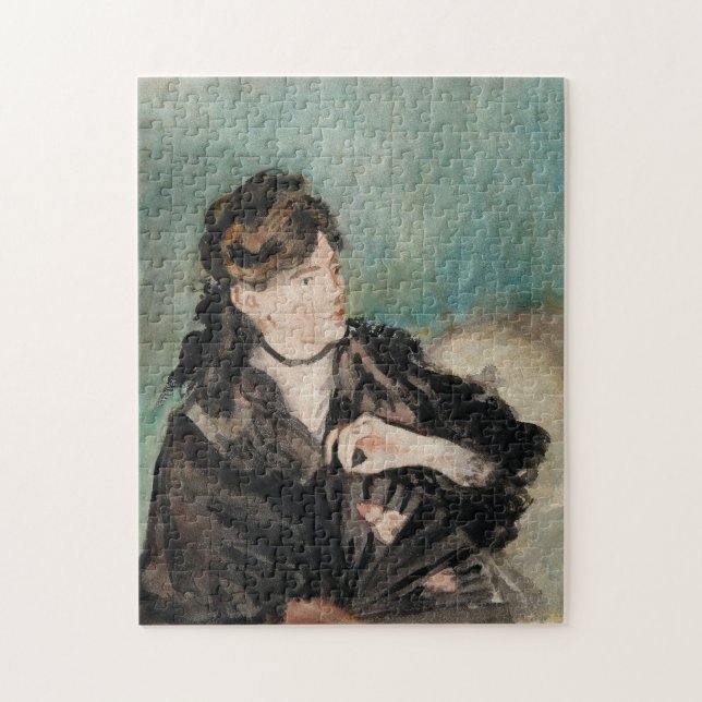 Berthe Morisot with a Fan | Édouard Manet Jigsaw Puzzle (Vertical)