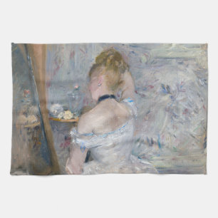 Berthe Morisot - Woman at Her Toilette Kitchen Towel