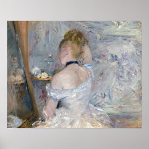 Berthe Morisot - Woman at Her Toilette Poster