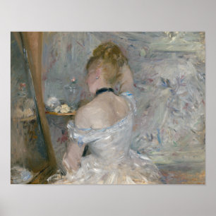 Berthe Morisot - Woman at Her Toilette Poster