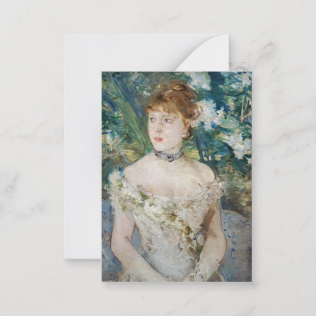 Berthe Morisot - Young Girl in a Ball Gown Card (Front)