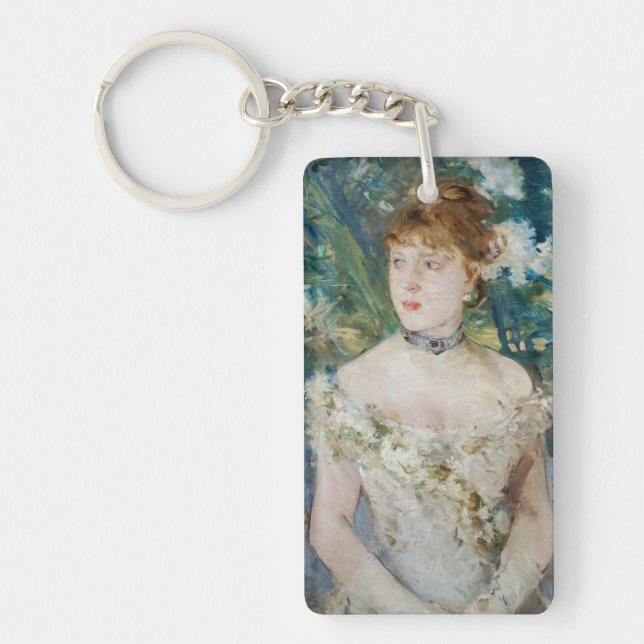 Berthe Morisot - Young Girl in a Ball Gown Keychain (Front)