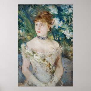 Berthe Morisot - Young Girl in a Ball Gown Poster