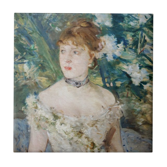 Berthe Morisot - Young Girl in a Ball Gown Tile (Front)