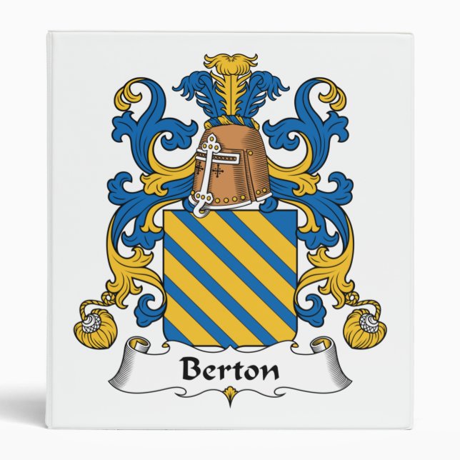 Berton Family Crest Binder (Front)