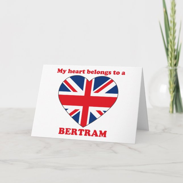 Bertram Holiday Card (Front)