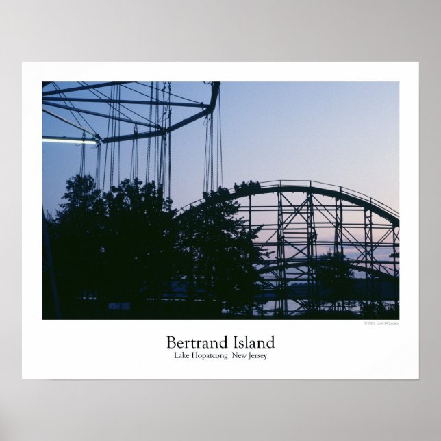 Bertrand Island Amusement Park Poster (Front)
