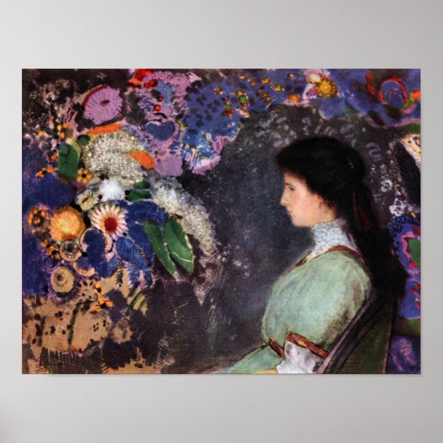 Bertrand-Jean Redon - Portrait of Violet Heyman Poster (Front)