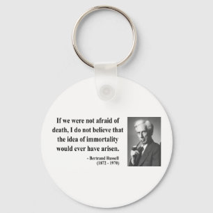 Bertrand Russell Quote 1b Keychain