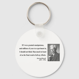 Bertrand Russell Quote 4b Keychain