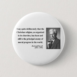 Bertrand Russell Quote 5b 2 Inch Round Button
