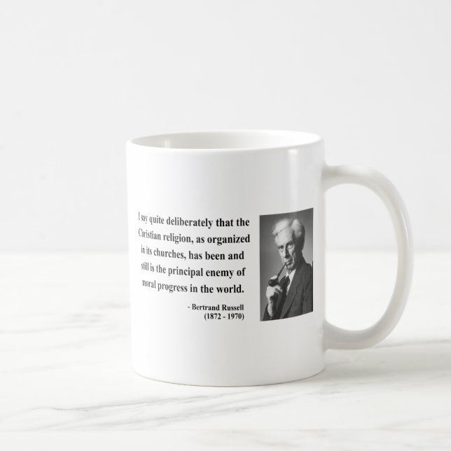 Bertrand Russell Quote 5b Coffee Mug (Right)