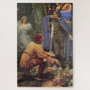 Bertuccio's Bride (by Edward Robert Hughes) Jigsaw Puzzle