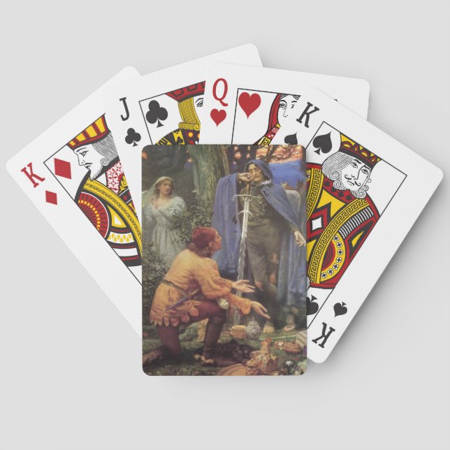 Bertuccio's Bride (by Edward Robert Hughes) Playing Cards (Back)