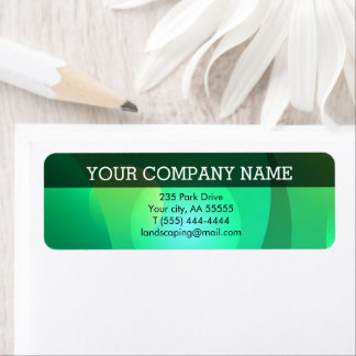 Berufliches Geschäft der grünen Smaragdinitialen