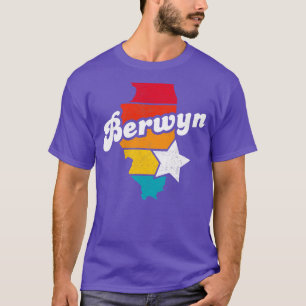 Berwyn Illinois Vintage Distressed Souvenir 2 T-Shirt