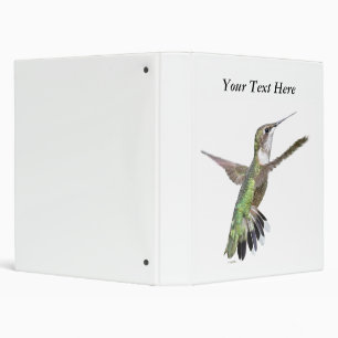 Berylline Hummingbird Painting Binder