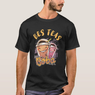 Bes Teas Besties Bubble Tea Cute Best Friend Boba T-Shirt