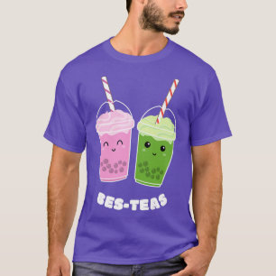Bes-Teas Besties Bubble Tea Cute Boba Kawaii Best T-Shirt