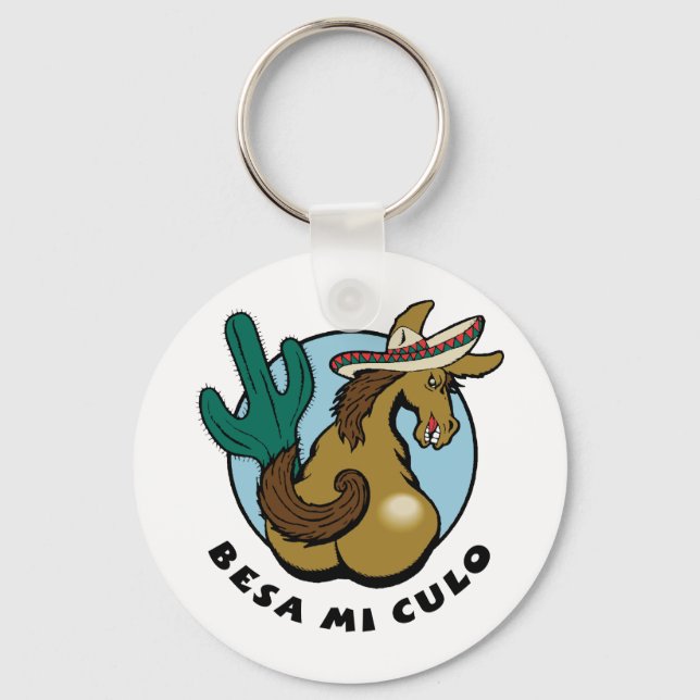 Besa Mi Culo Keychain (Front)