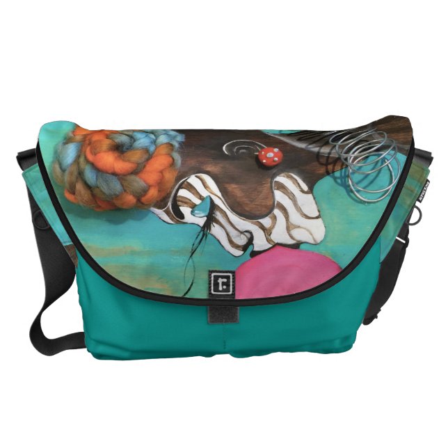 Besace Impression en sous-traitance de sac messenger (Devant)