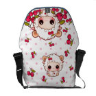 Kawaii bébé moutons et cerises mignonnes