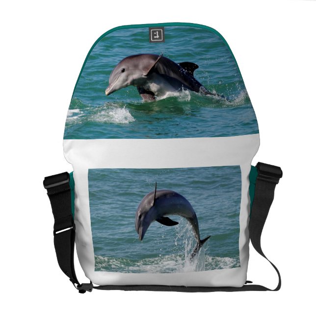Besace Sac messenger à dauphin (Dos droit)