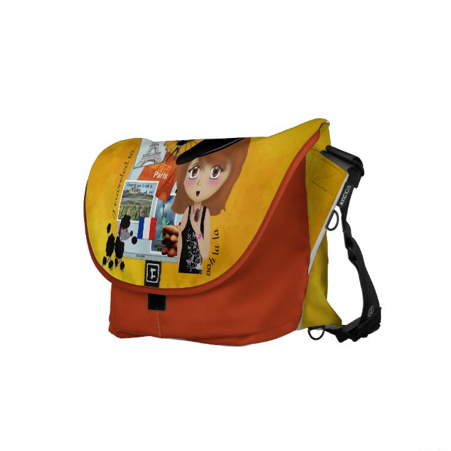 Besace Sac messenger français à Rickshaw de vacances (Devant droit)