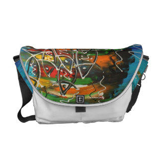 Besace Sac messenger - Poissons par Soco Freire