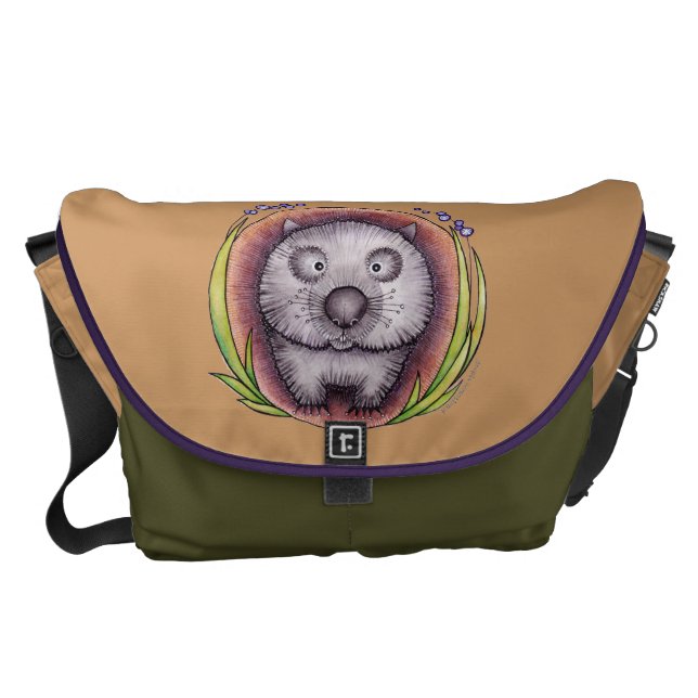 Besace "Wombie" le sac de wombat (Devant)