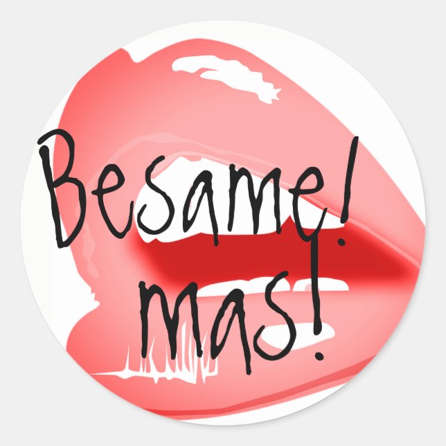 Besame mas sticker (Front)