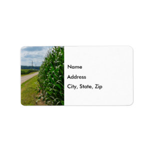 Beside A Corn Field Address Labels