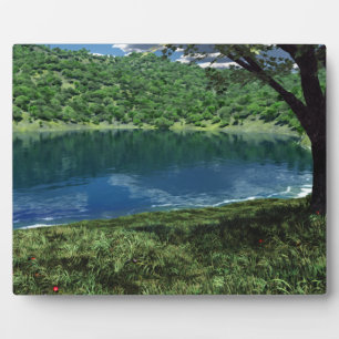 Beside Deep Waters Photo Plaque