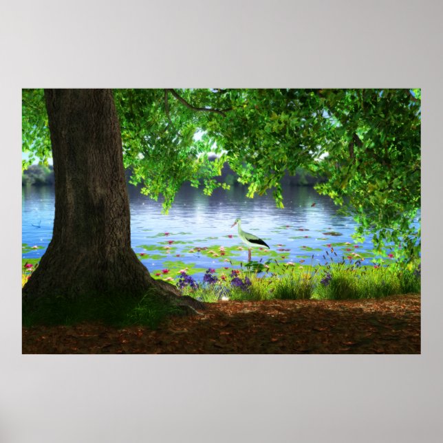 Beside the Still Water Print (Front)