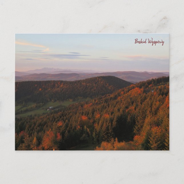Beskid Wyspowy Postcard (Front)
