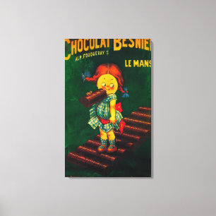 Besnier Chocolate Promotional Poster Canvas Print
