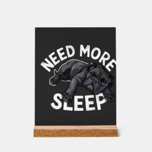 Besoin de plus de sommeil Humour Bouledogue pour l
