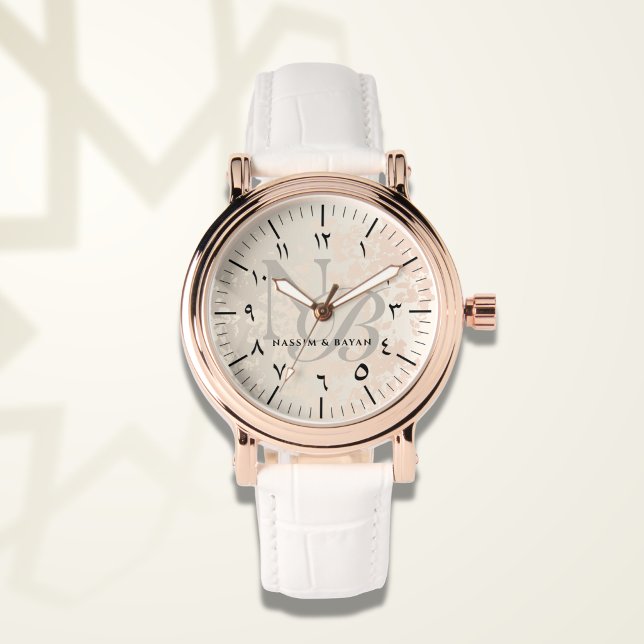 Bespoke Bride Monogram Rose Gold Watch (Creator Uploaded)