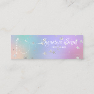 Bespoke fragrance personal scent sniff note mix mini business card