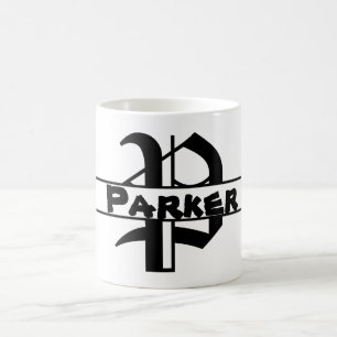 Bespoke Name Monogram Letter Design Coffee Mug
