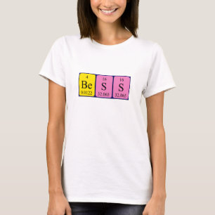 Bess periodic table name shirt