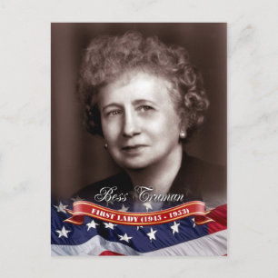 Bess Truman, First Lady of the U.S Postcard