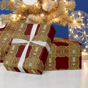 Bessbrook Laycee Elegant Holiday Romantic Wrapping Paper