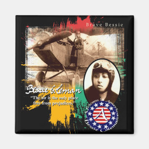 bessie coleman magnet